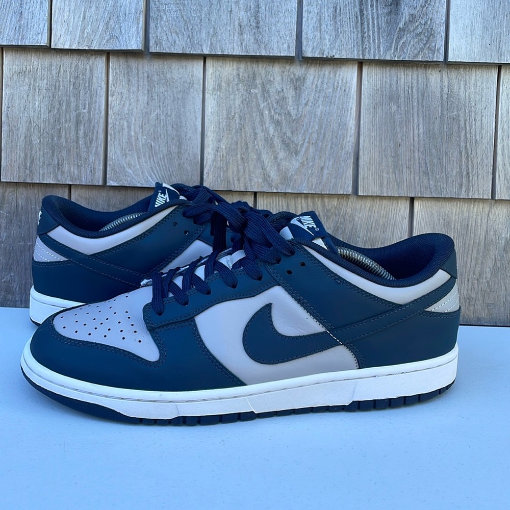 Nike Dunk blue gray white used men's size 13